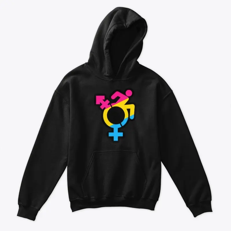 Queercrip Symbol w/ Pansexual Flag